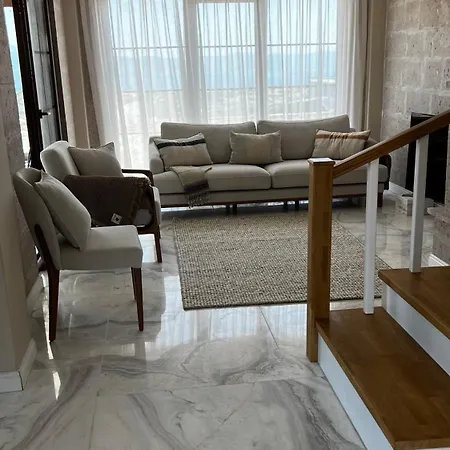 Panoramic View Eagean Stone House Villa