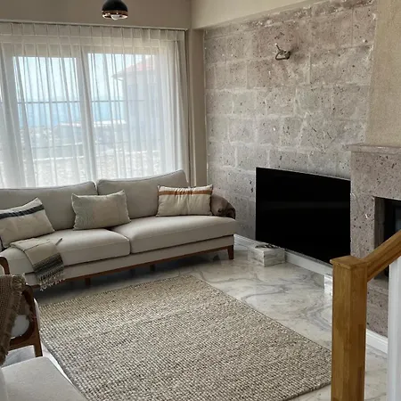Panoramic View Eagean Stone House *