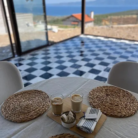 Panoramic View Eagean Stone House *