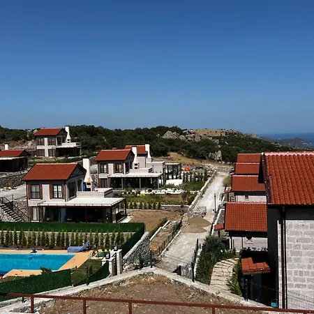 Panoramic View Eagean Stone House Villa